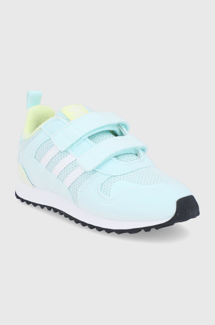 

Детские ботинки adidas Originals ZX 700 HD GZ7523 цвет бирюзовый