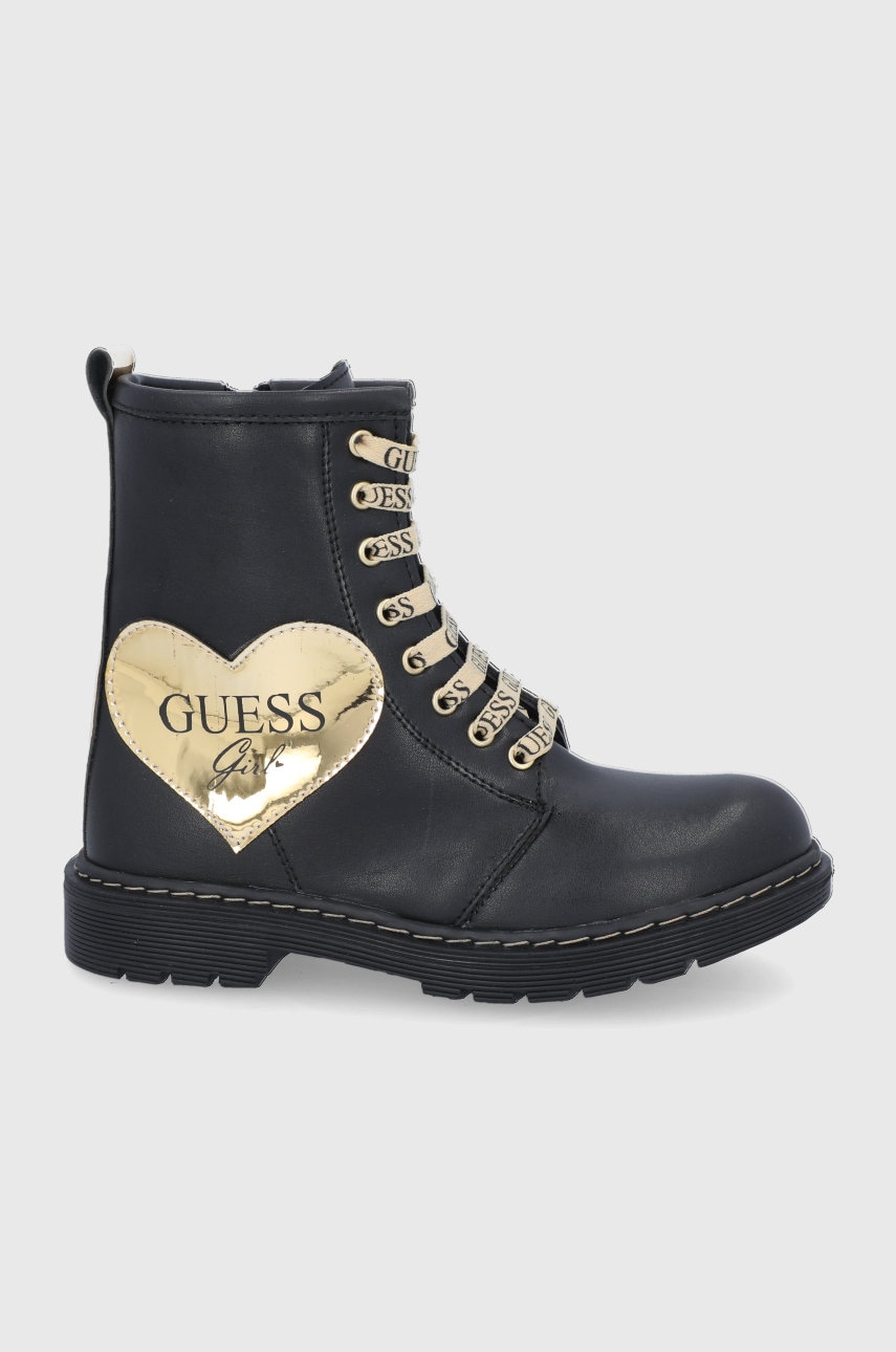 

Guess - Детски кубинки, Черен