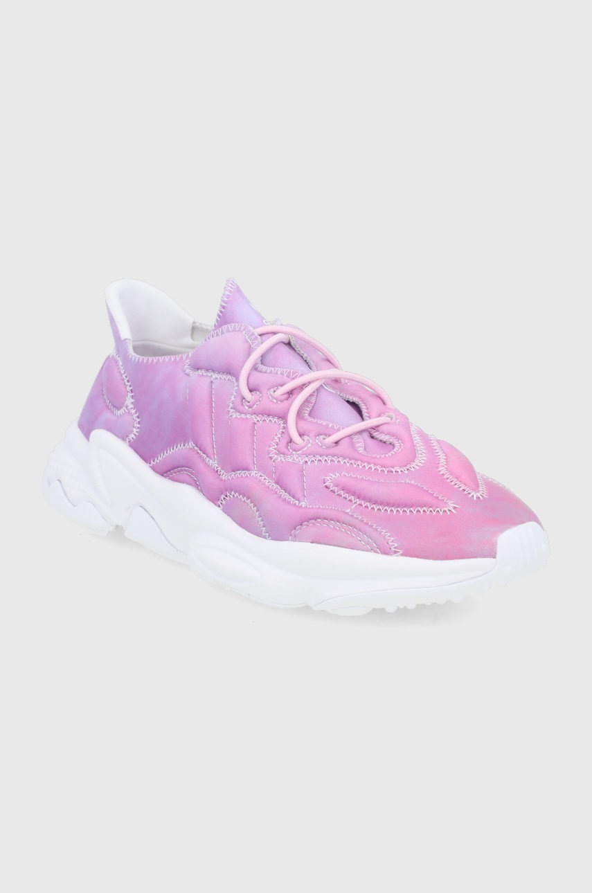 

Черевики adidas Originals Ozweego колір рожевий
