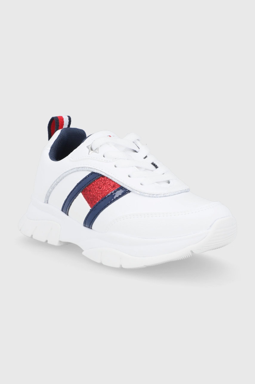 

Дитячі черевики Tommy Hilfiger колір білий