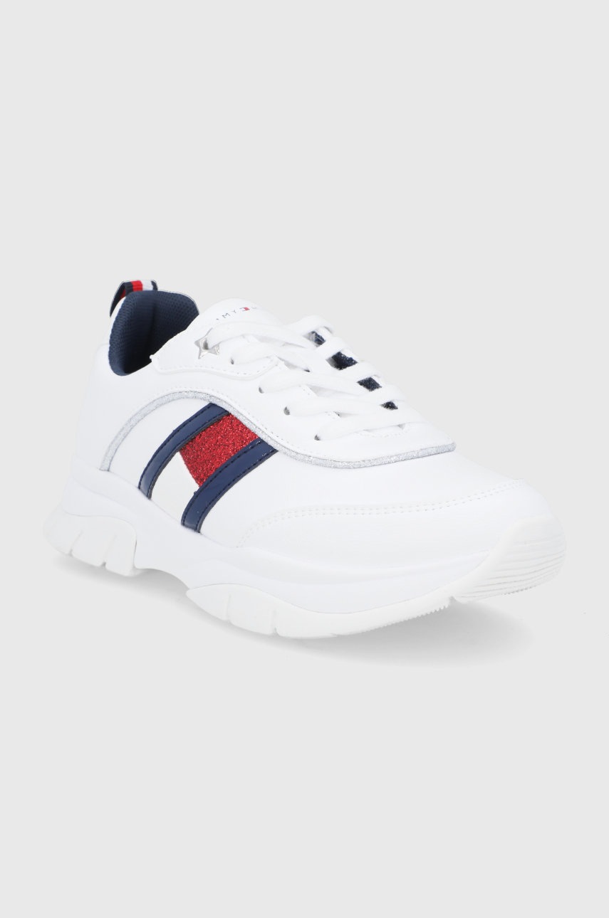 

Дитячі черевики Tommy Hilfiger колір білий