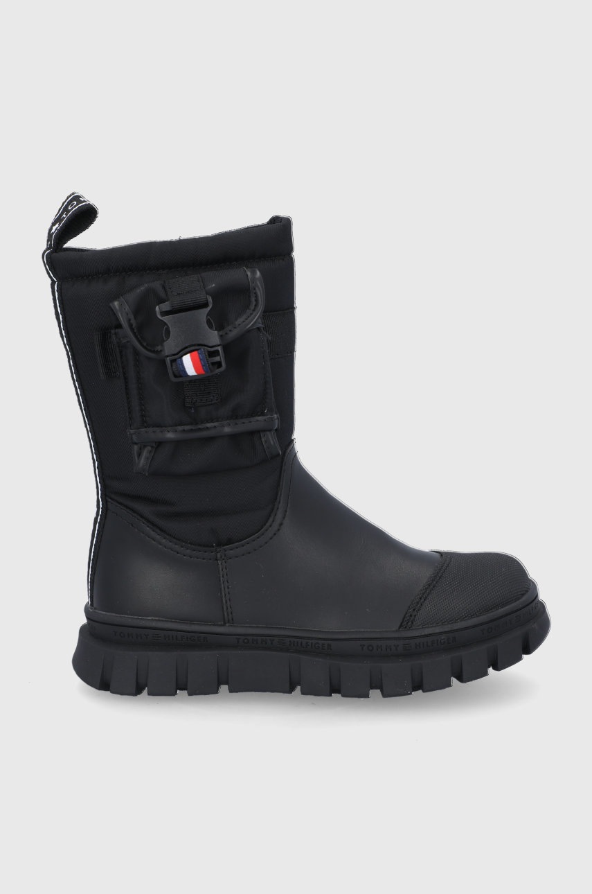 

Детские ботинки Tommy Hilfiger цвет чёрный