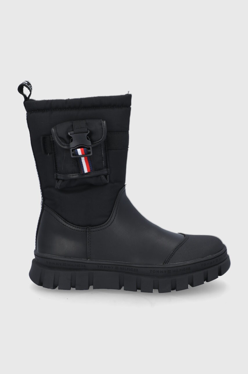 

Дитячі черевики Tommy Hilfiger колір чорний
