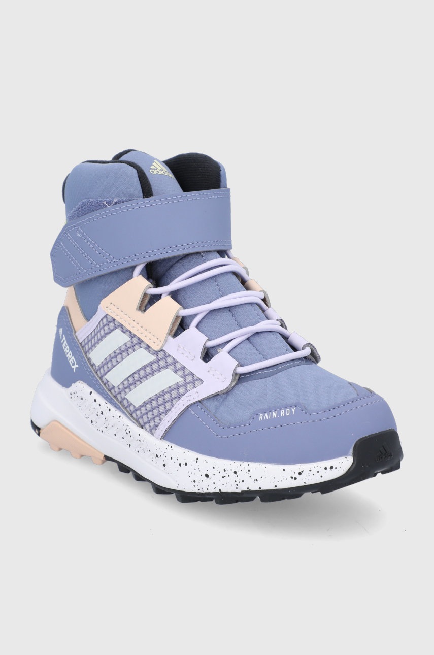 

Дитячі чоботи adidas Performance Terrex Trailmaker Q46436 колір фіолетовий
