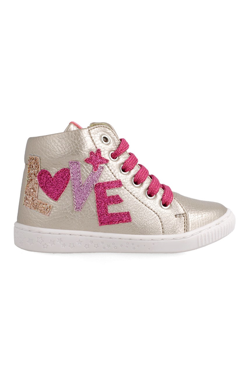 Agatha ruiz de la prada pantofi copii culoarea auriu