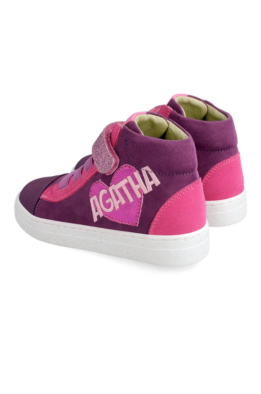 

Дитячі черевики Agatha Ruiz de la Prada колір фіолетовий