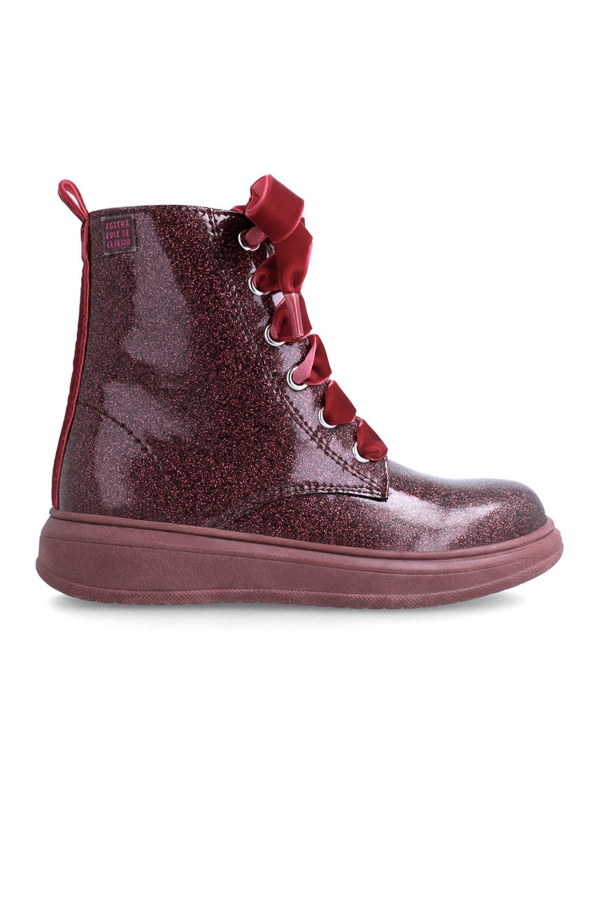 Agatha ruiz de la prada bocanci copii culoarea bordo
