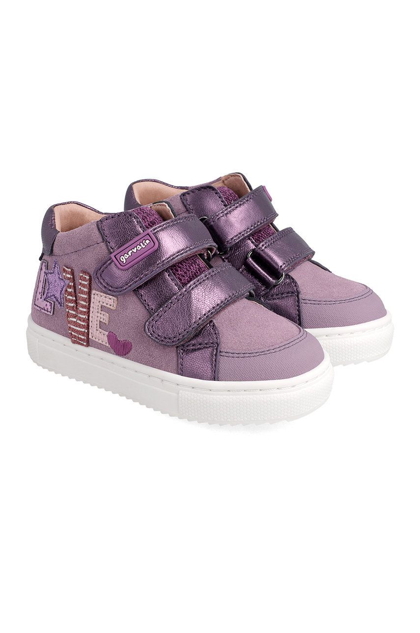 Garvalin Pantofi copii culoarea violet ANSWEAR