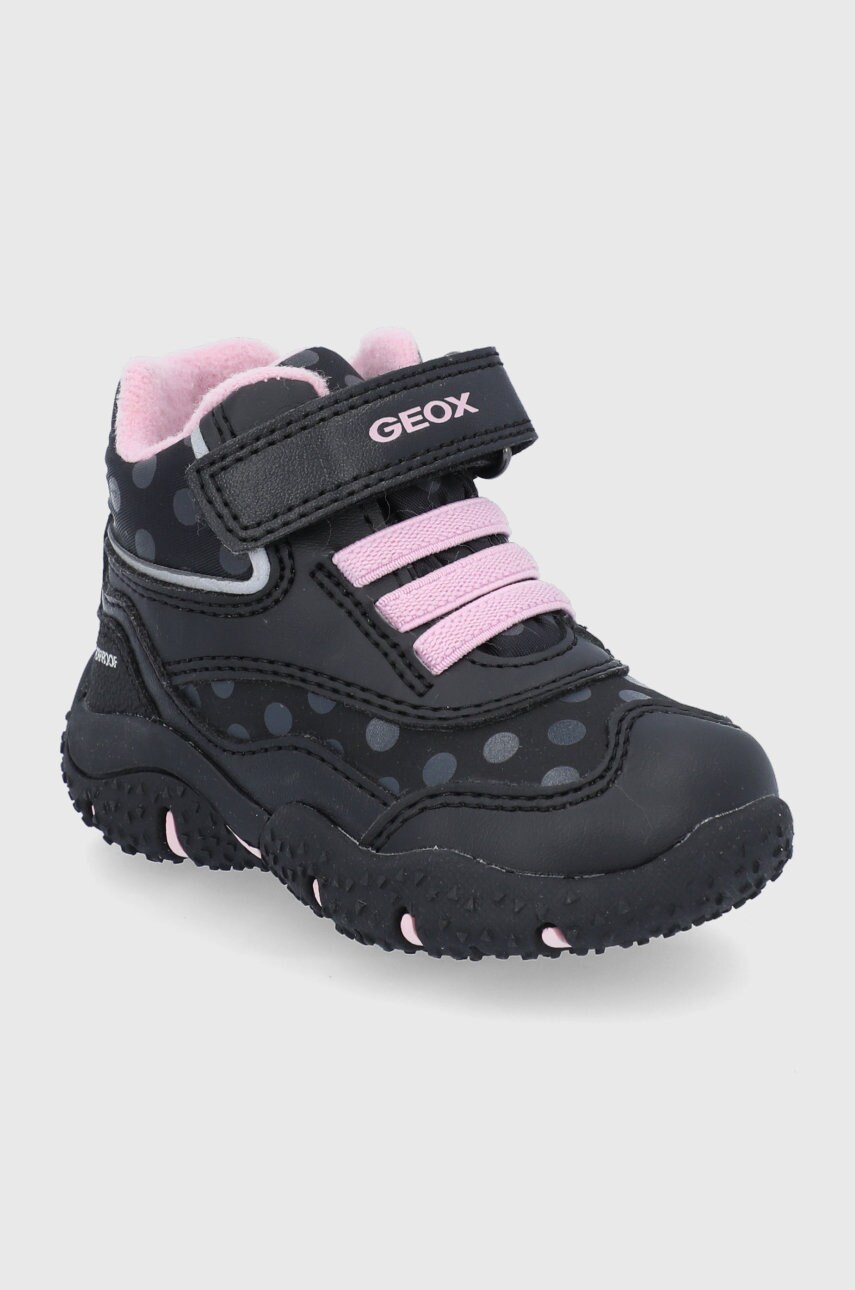 

Детские ботинки Geox цвет чёрный