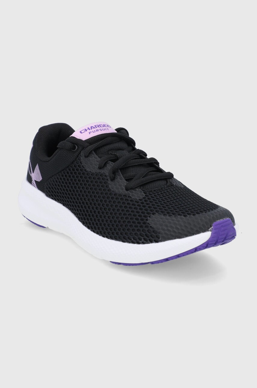 

Детские ботинки Under Armour Charged Pursuit 2 3024487 цвет чёрный