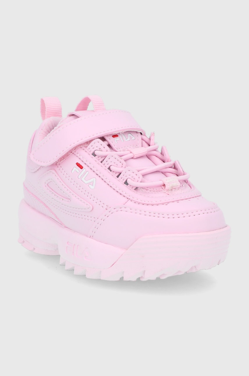 

Дитячі черевики Fila Disruptor E Infants колір рожевий