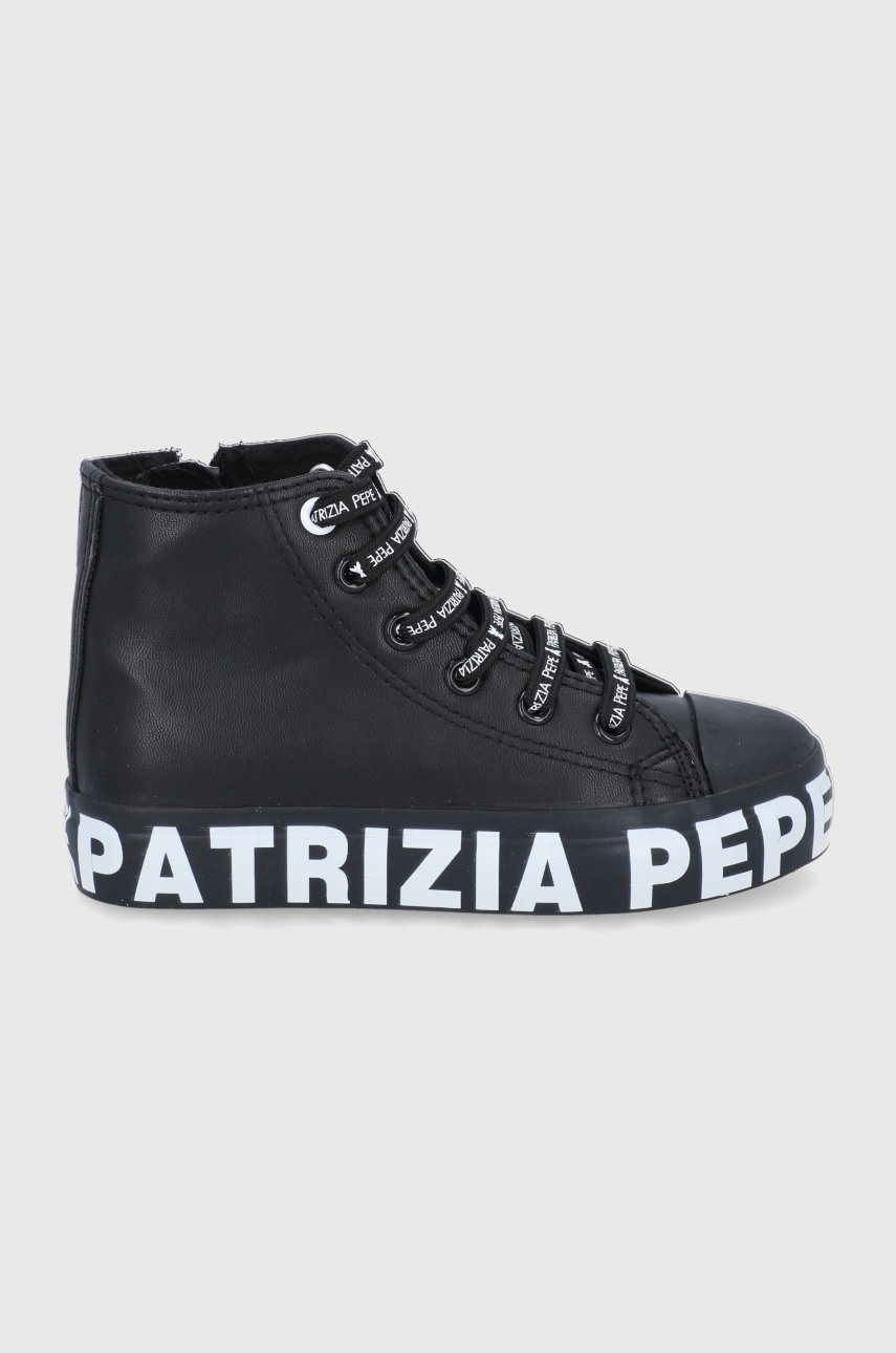 

Детски високи кецове Patrizia Pepe в черно, Черен