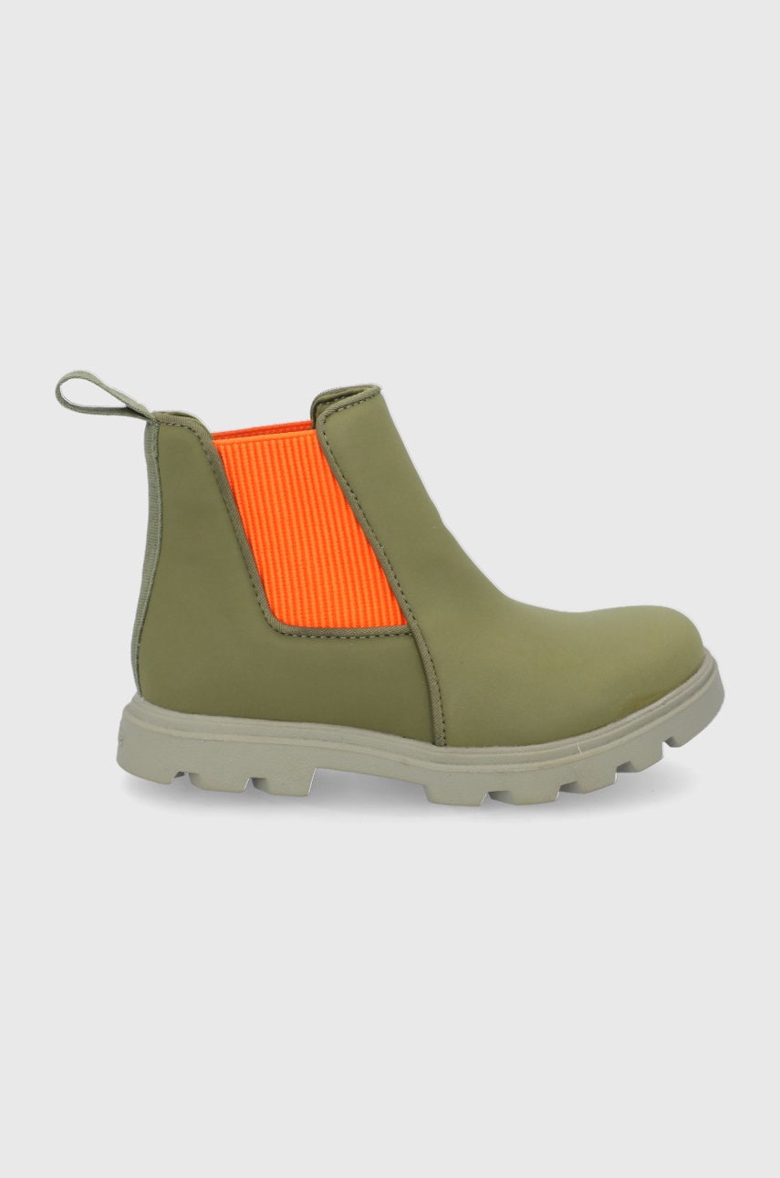 Native botine copii kensington treklite culoarea verde