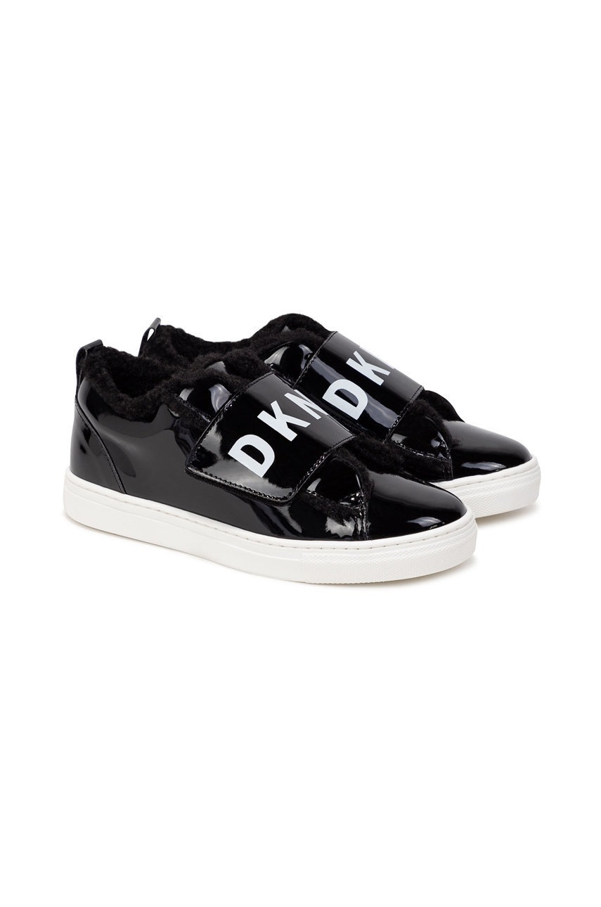 

Детски обувки Dkny в черно, Черен