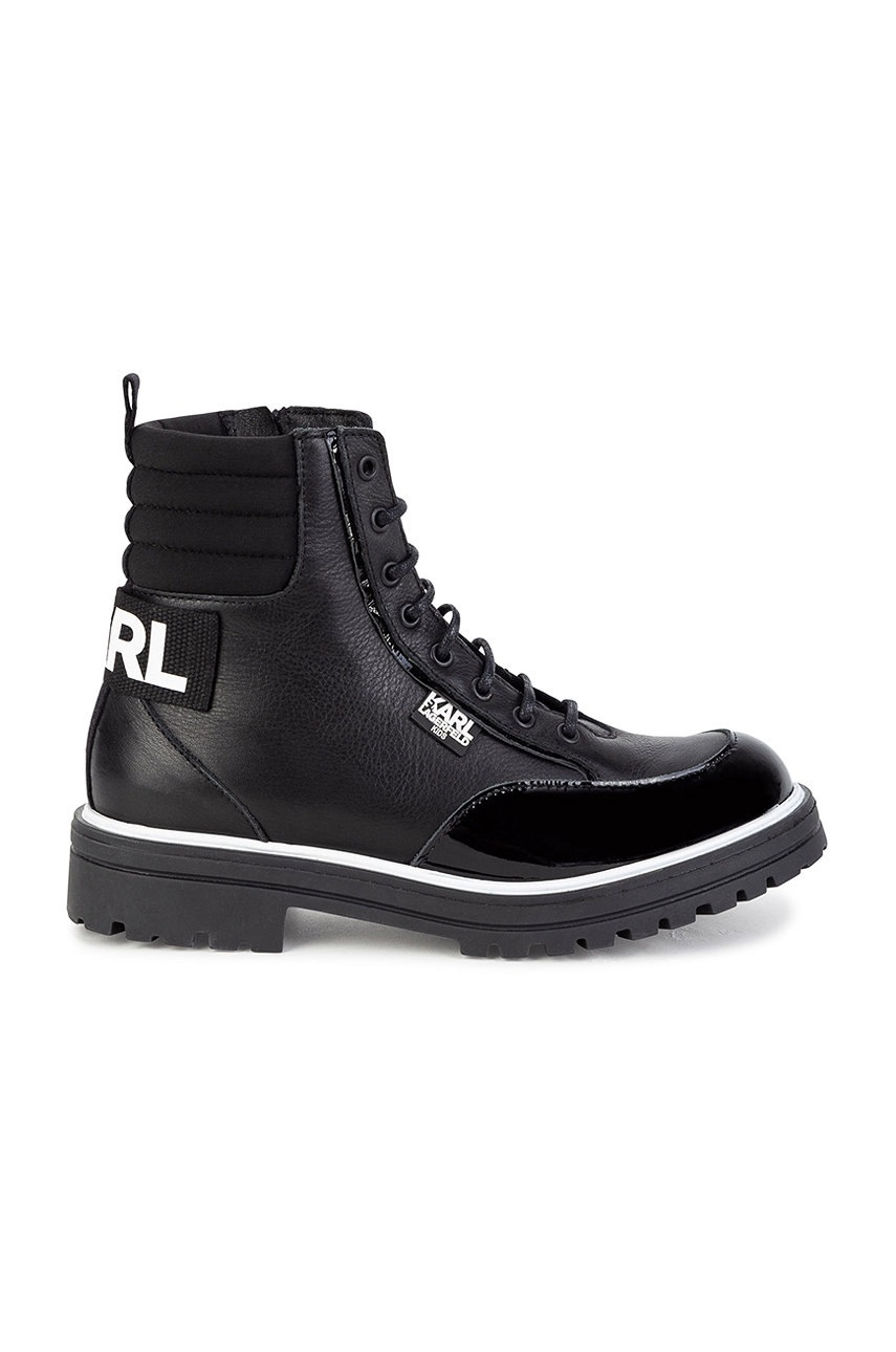 

Karl Lagerfeld - Детски кубинки, Черен