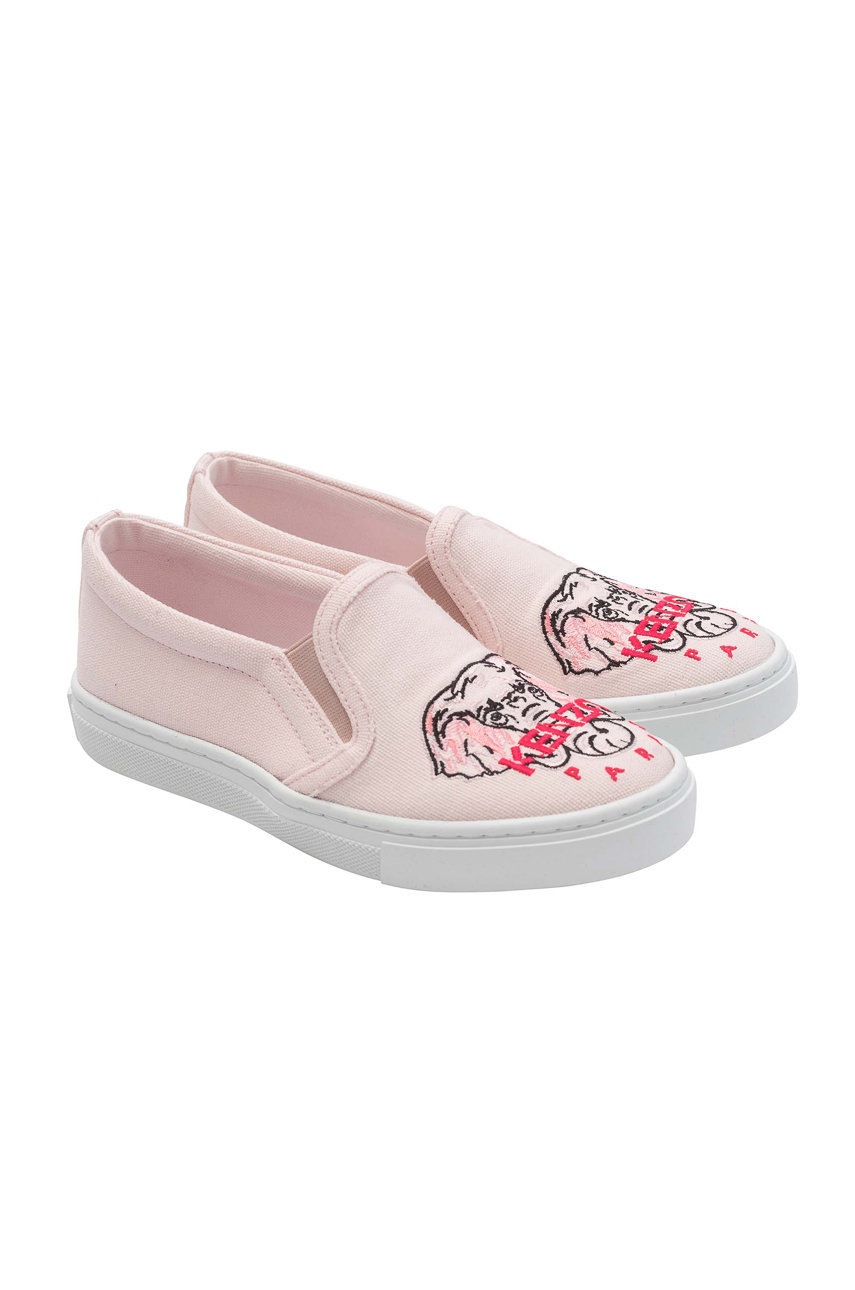

Детские кеды Kenzo Kids цвет розовый