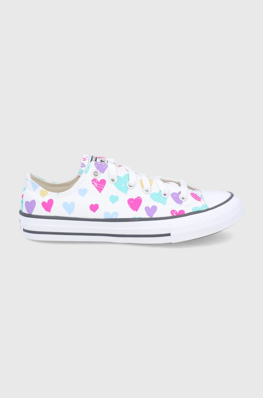 Converse teniși culoarea alb