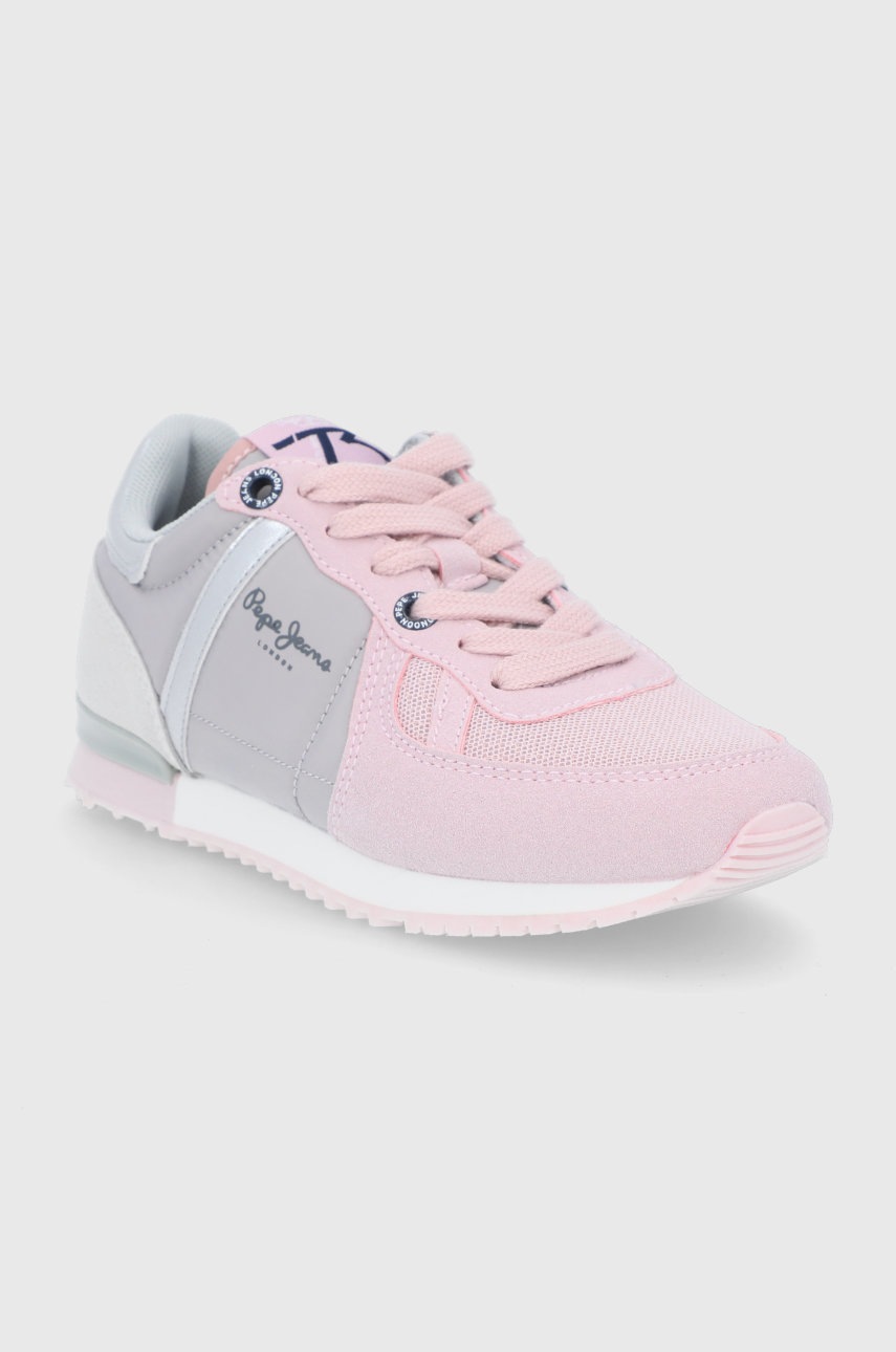 

Черевики Pepe Jeans Sydney Combi колір рожевий