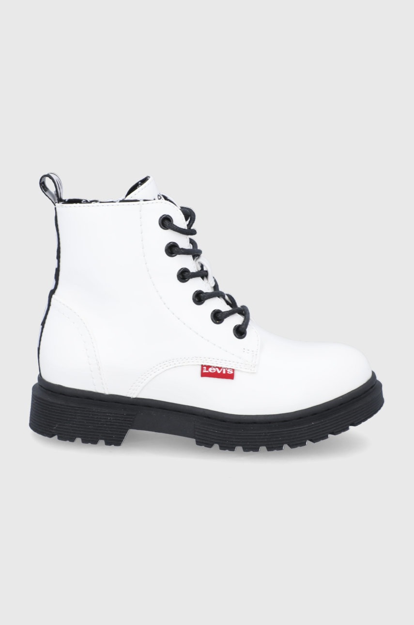 

Детски кубинки Levi's в бяло, Бял