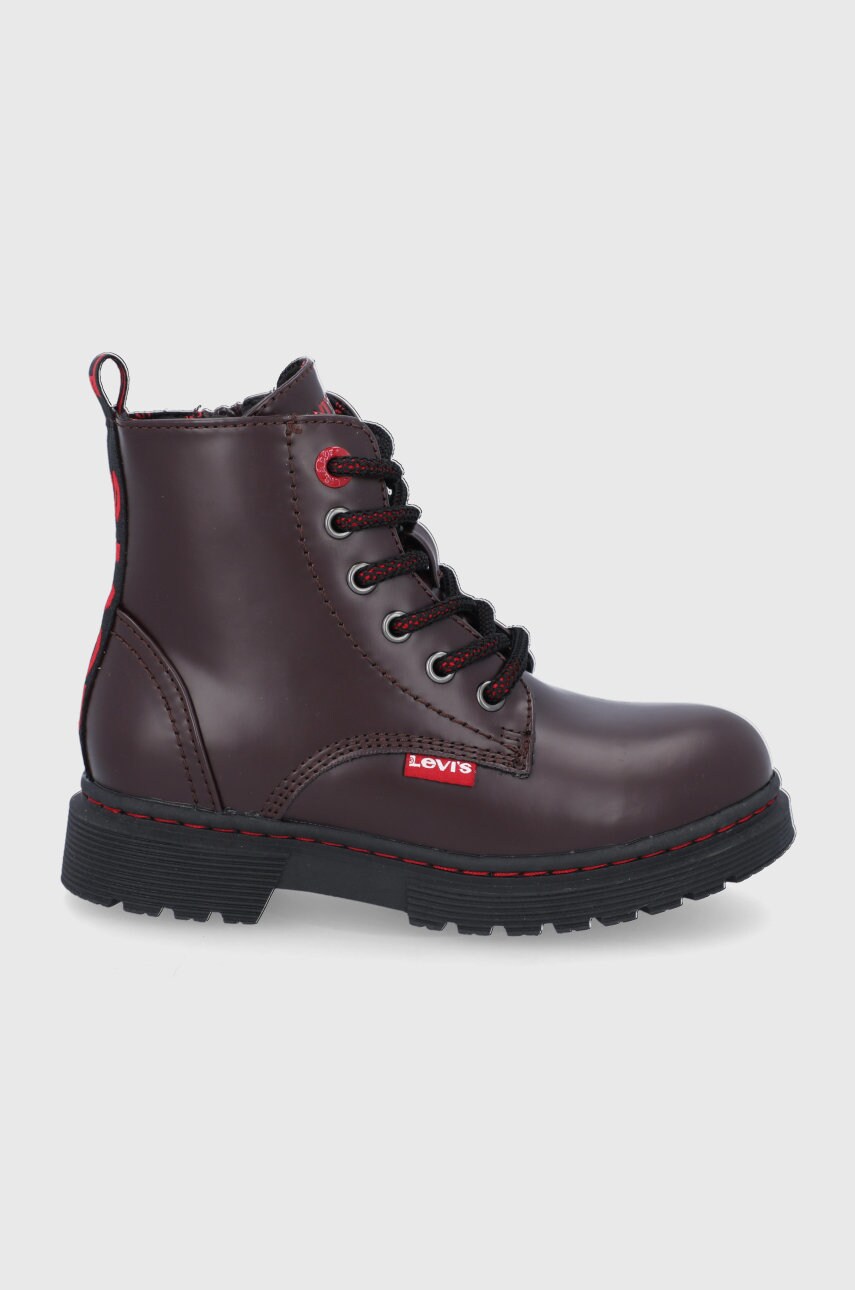 Levi's bocanci copii culoarea bordo