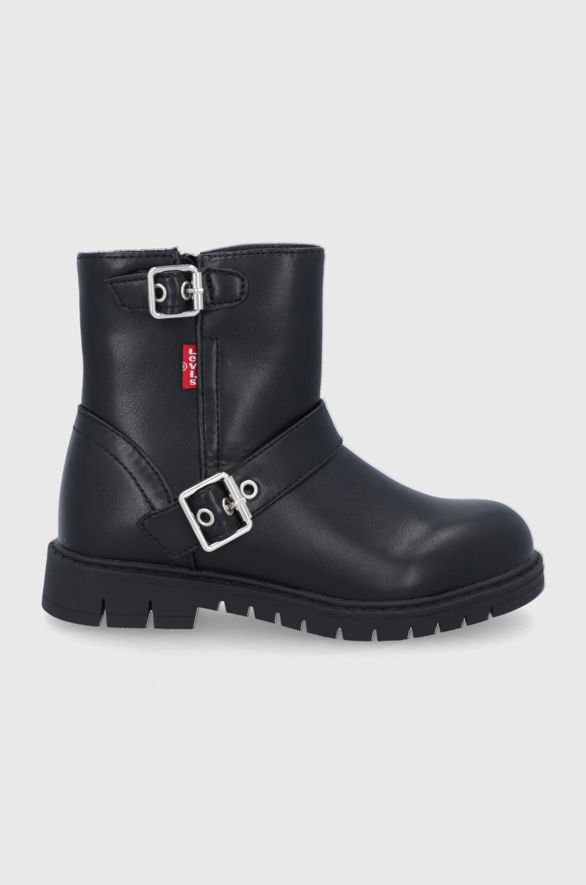 

Детски боти Levi's в черно, Черен