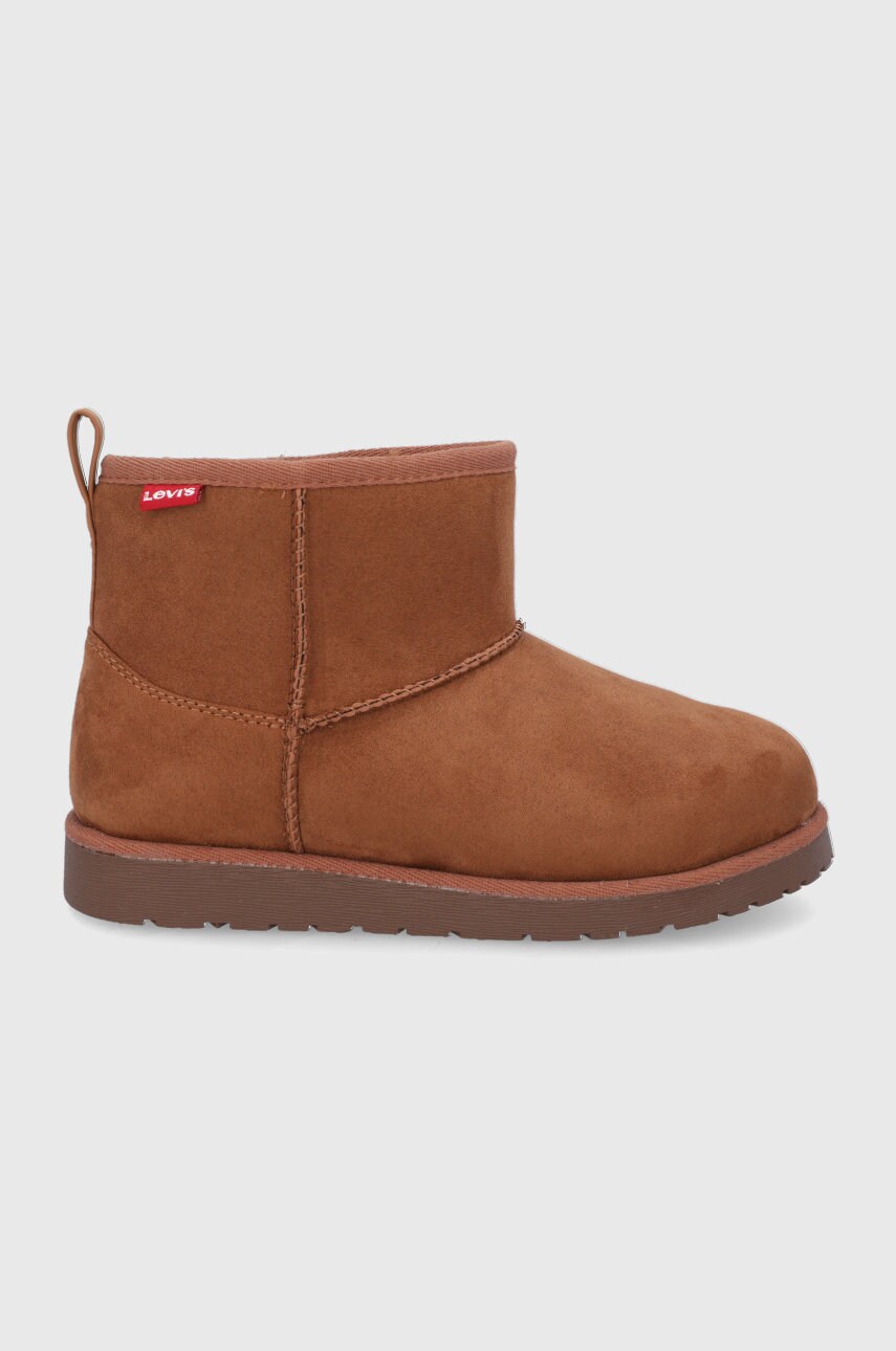 Levi's cizme de iarnă copii culoarea portocaliu