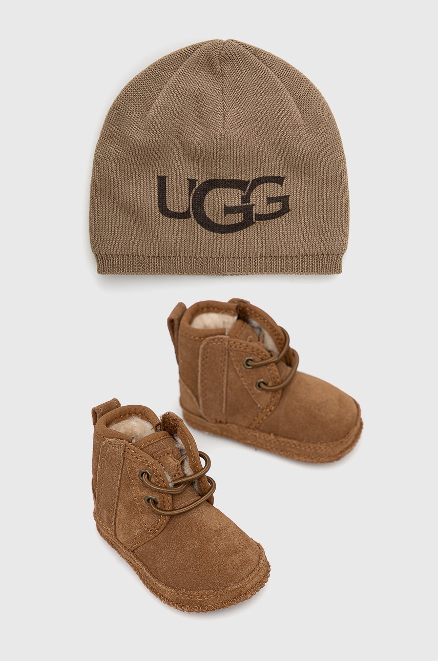 Детский комплект UGG цвет коричневый Детский комплект UGG цвет коричневый