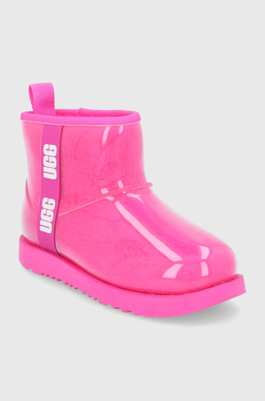 

Дитячі гумові чоботи UGG колір фіолетовий