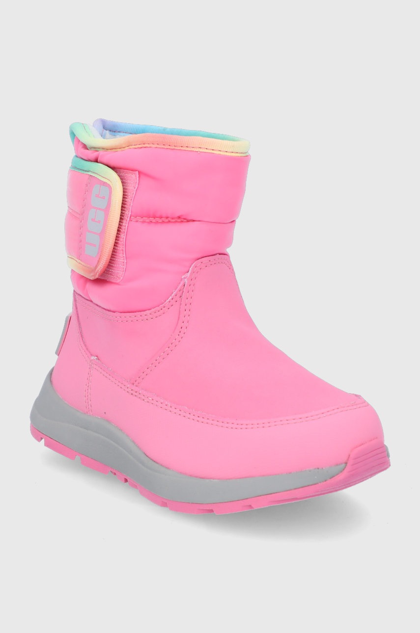 

Детские ботинки UGG Toty Weather цвет розовый