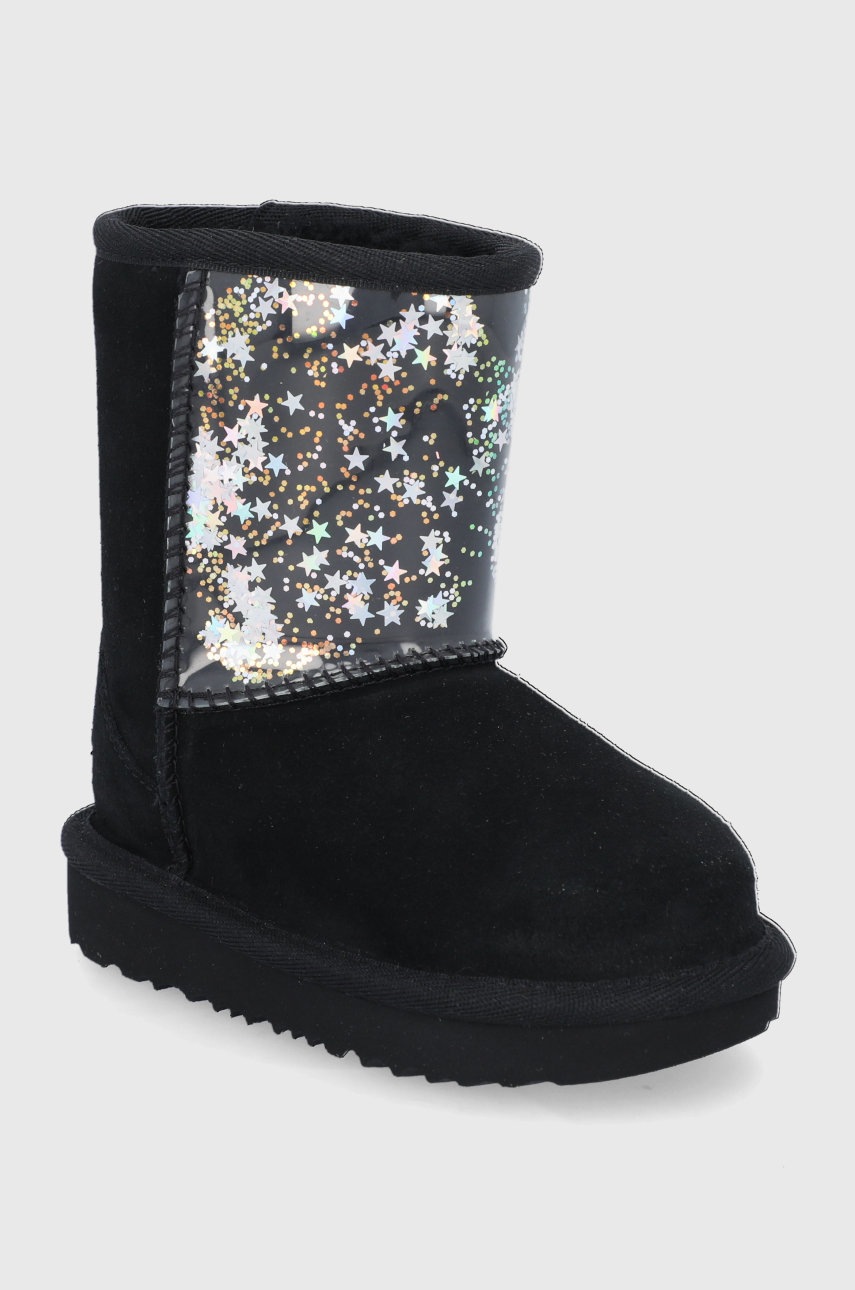 

Дитячі замшеві чоботи UGG Classic II Clear Glitter