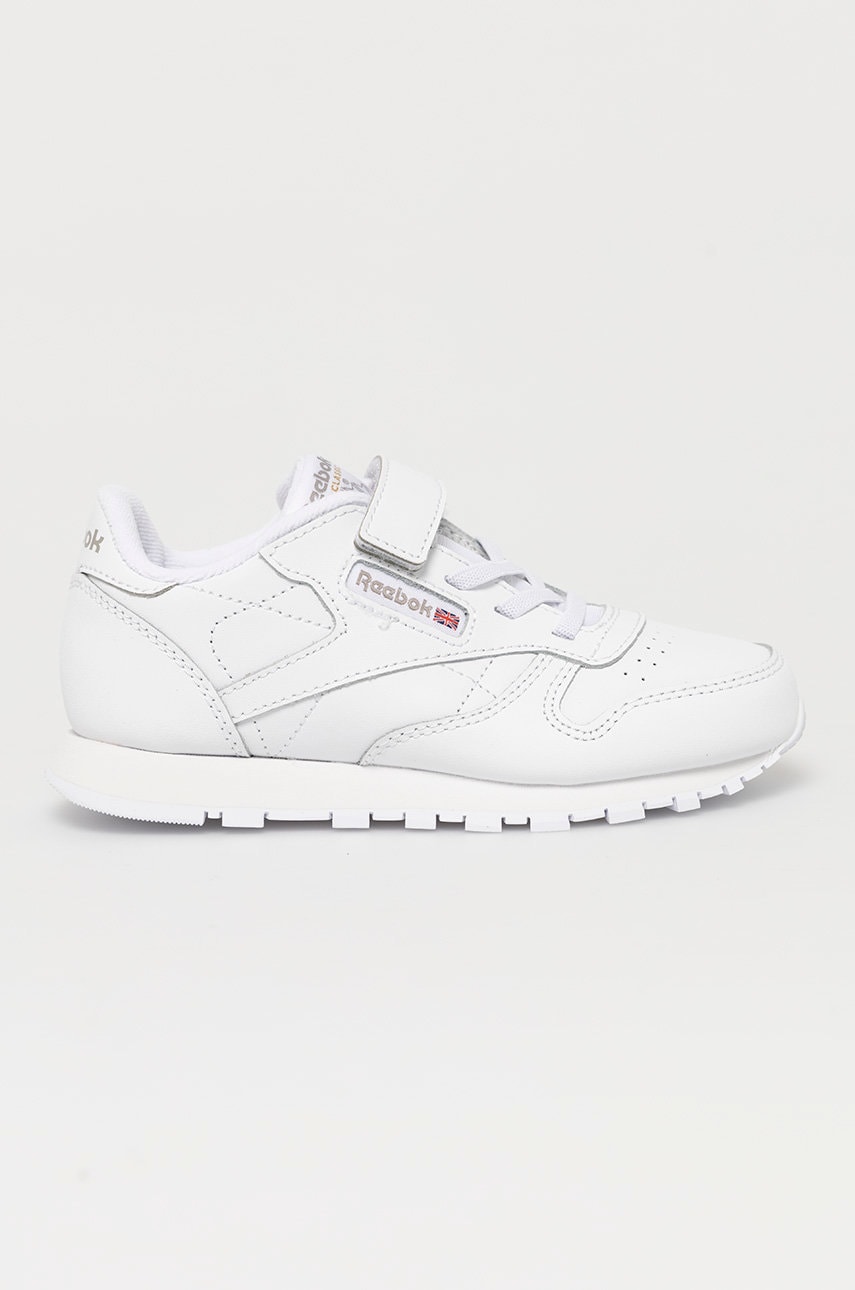 Levně Dětské boty Reebok Classic GZ5257 bílá barva