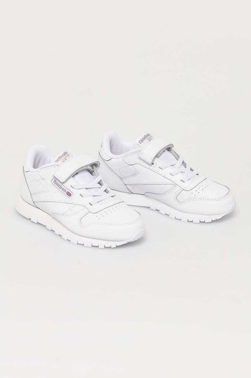 Детские ботинки Reebok Classic GZ5257 цвет белый Детские ботинки Reebok Classic GZ5257 цвет белый