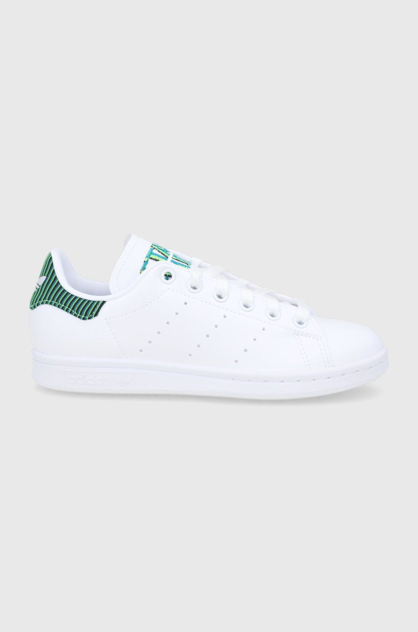 Adidas Originals Buty dziecięce Stan Smith GZ7366 kolor biały
