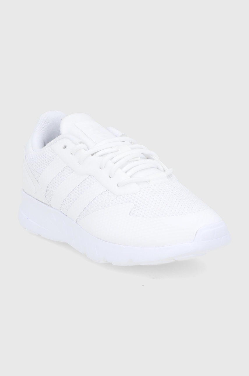 

Дитячі черевики adidas Originals ZX 1K C колір білий