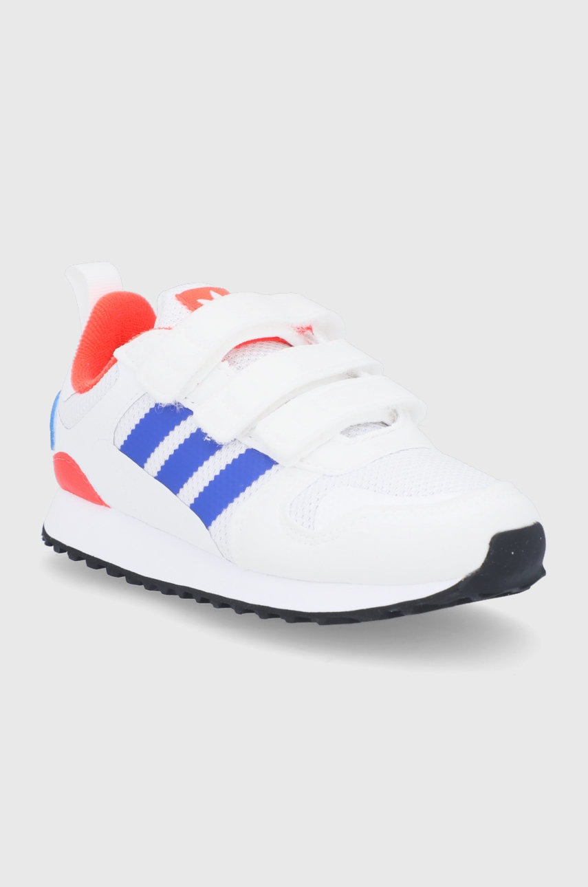 

Дитячі черевики adidas Originals ZX 700 колір білий
