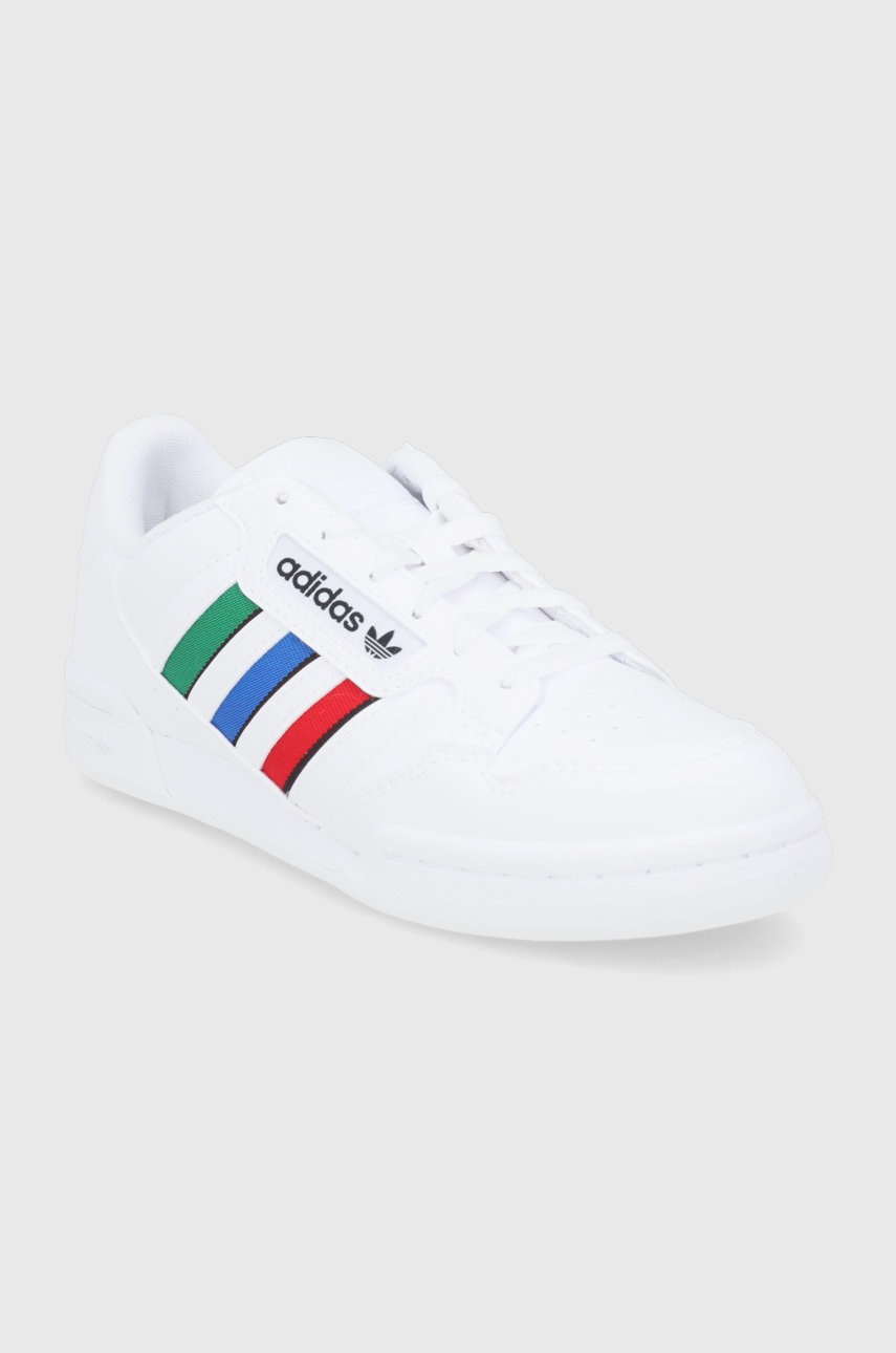 

Детские ботинки adidas Originals Continental 80 Stripes H05061 цвет белый