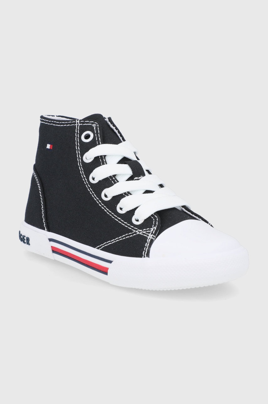 

Дитячі кеди Tommy Hilfiger колір чорний
