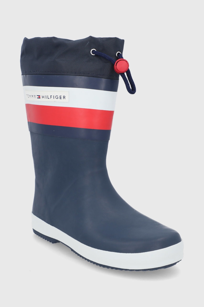

Детские резиновые сапоги Tommy Hilfiger цвет синий