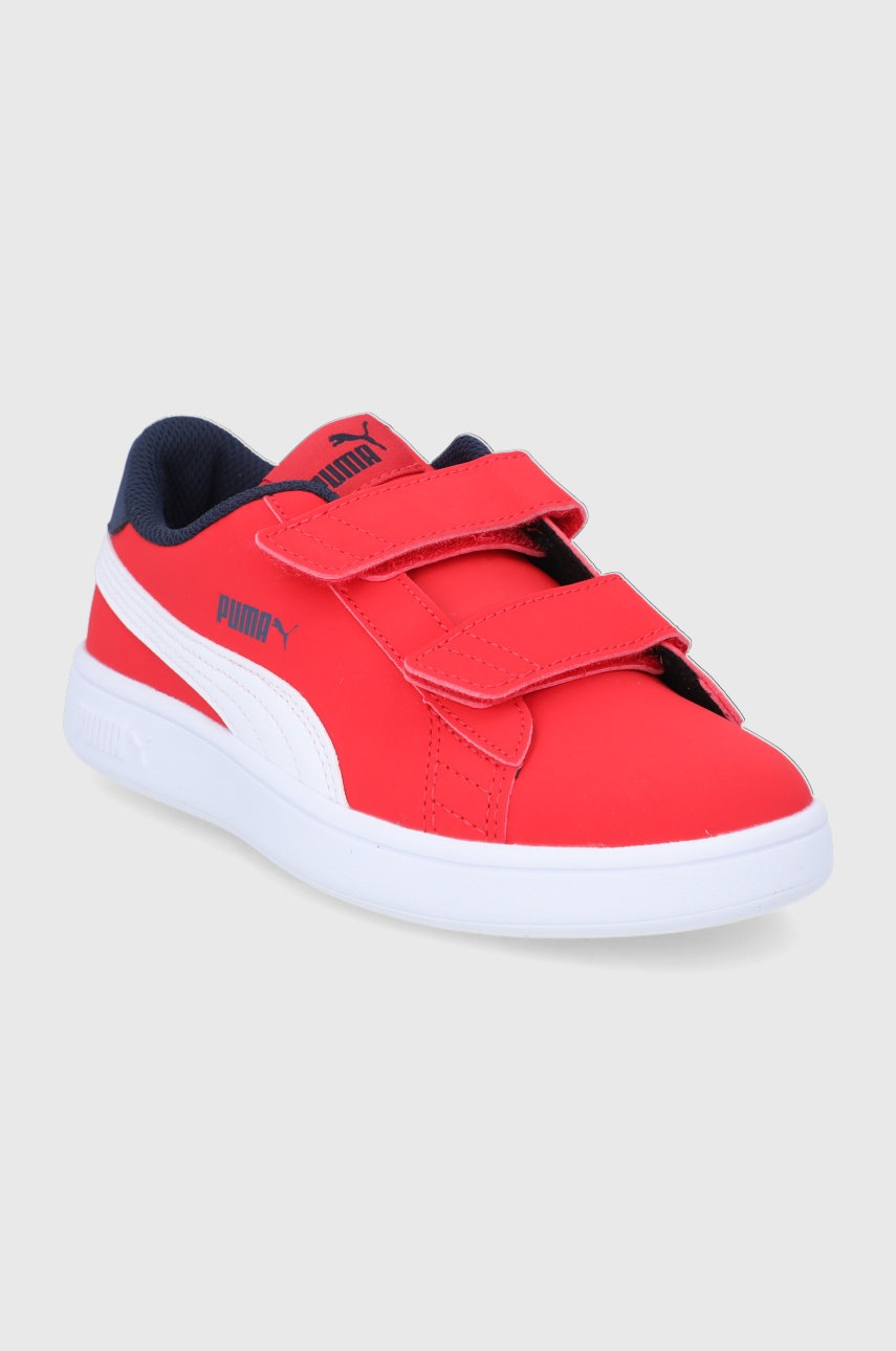 

Дитячі черевики Puma Puma Smash V2 Buck V Ps 365183.K колір червоний