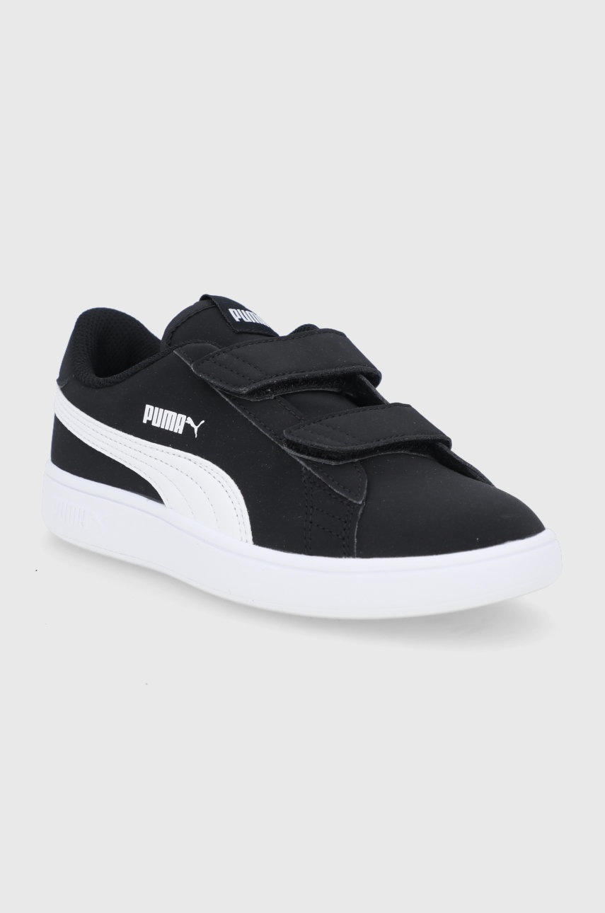 

Дитячі черевики Puma Smash v2 Buck V PS 365183.K колір чорний