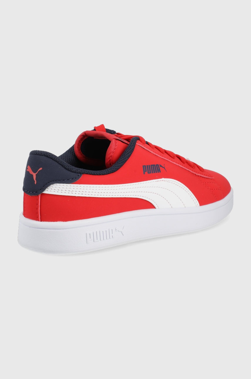

Дитячі черевики Puma Puma Smash V2 Buck Jr 365182.K колір червоний