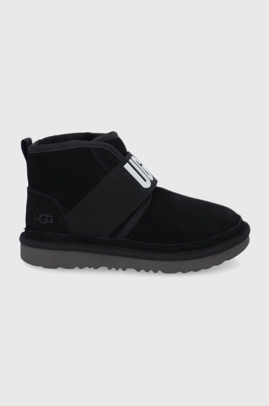 Ugg cizme de zapada din piele întoarsă culoarea negru