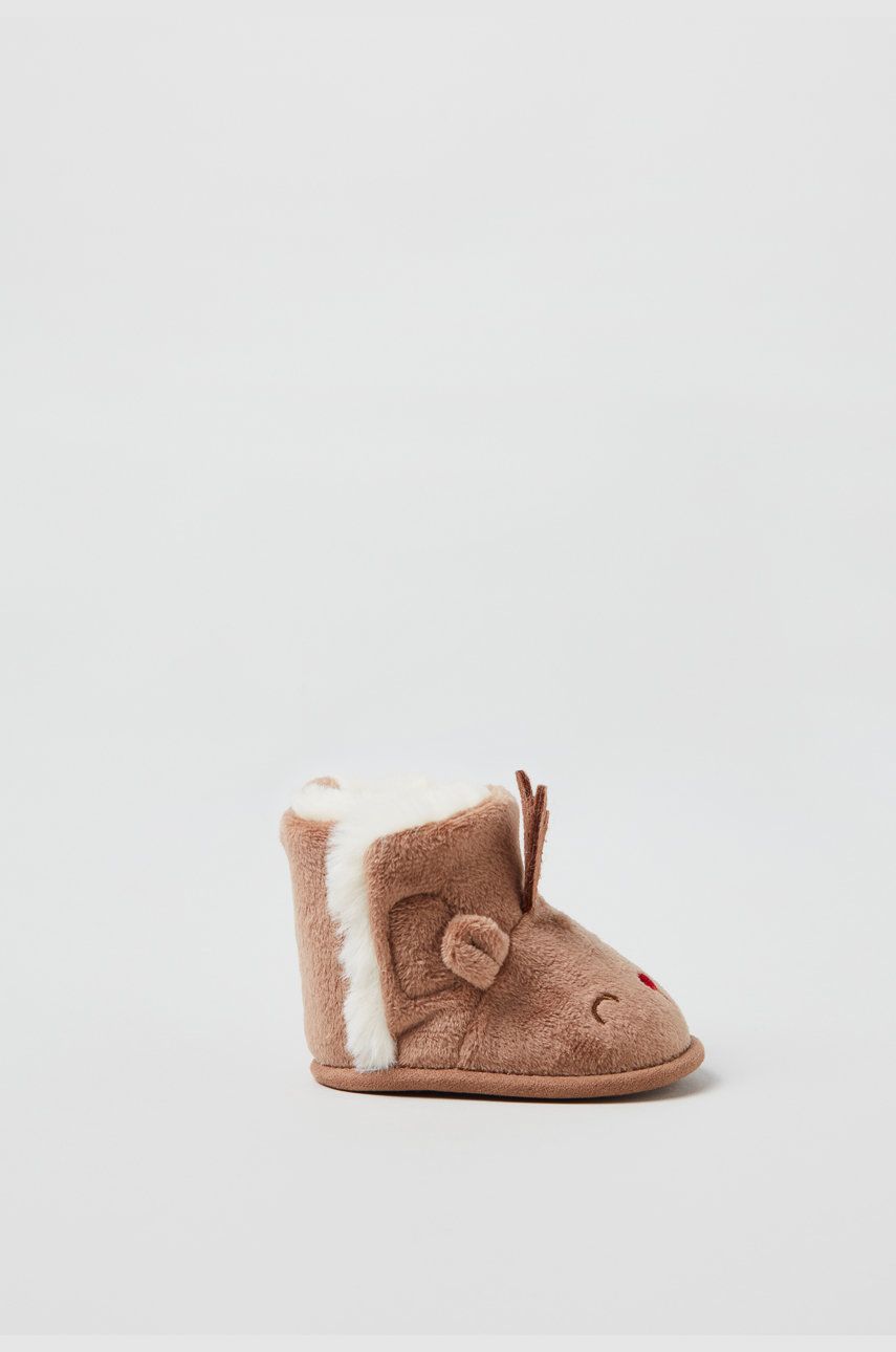 OVS Pantofi pentru bebelusi culoarea maro 2023 ❤️ Pret Super answear imagine noua 2022