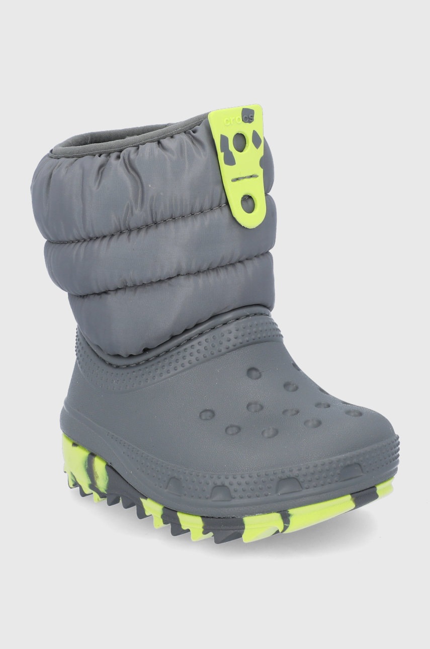 

Детские сапоги Crocs цвет серый