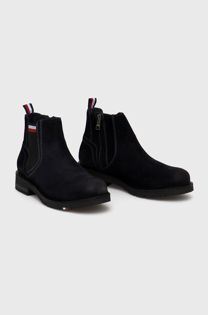 

Кожаные полусапоги Tommy Hilfiger мужские синий