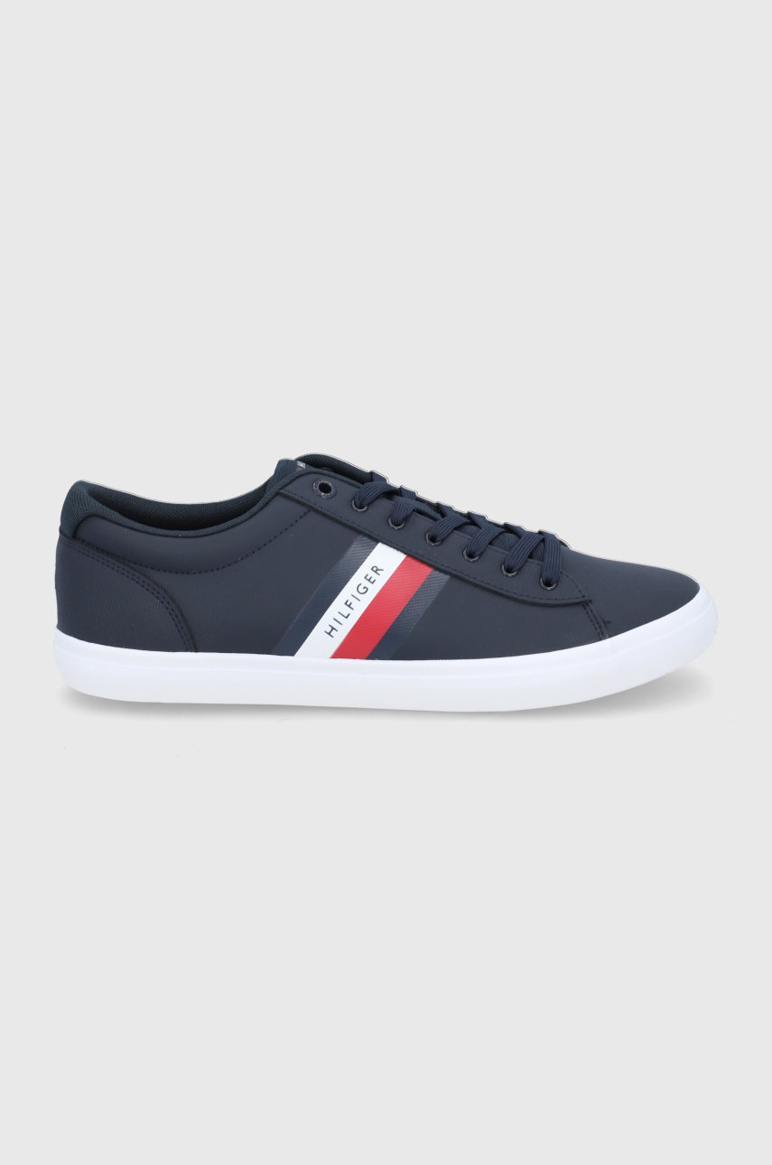 

Кожени обувки Tommy Hilfiger в тъмносиньо, Тъмносин