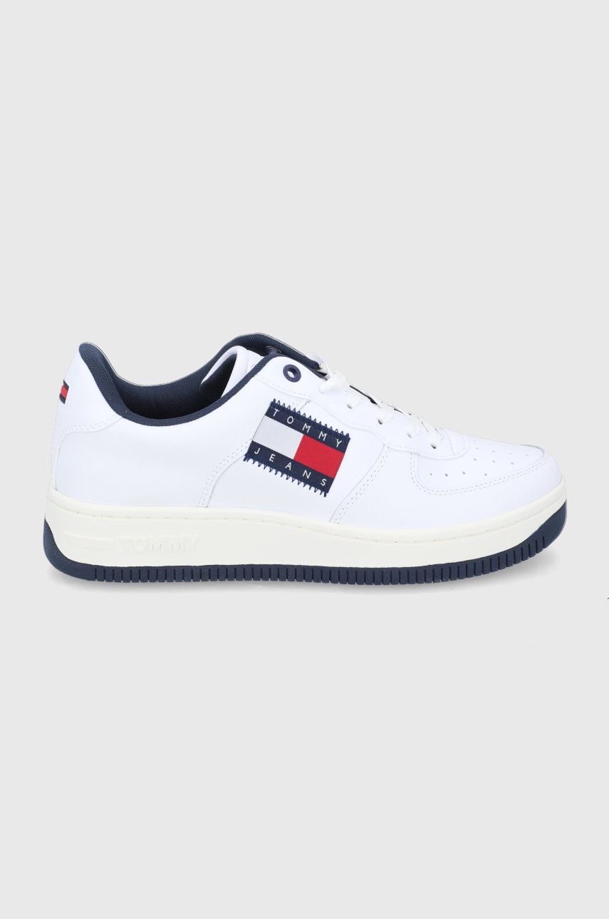 

Обувки Tommy Jeans в бяло, Бял