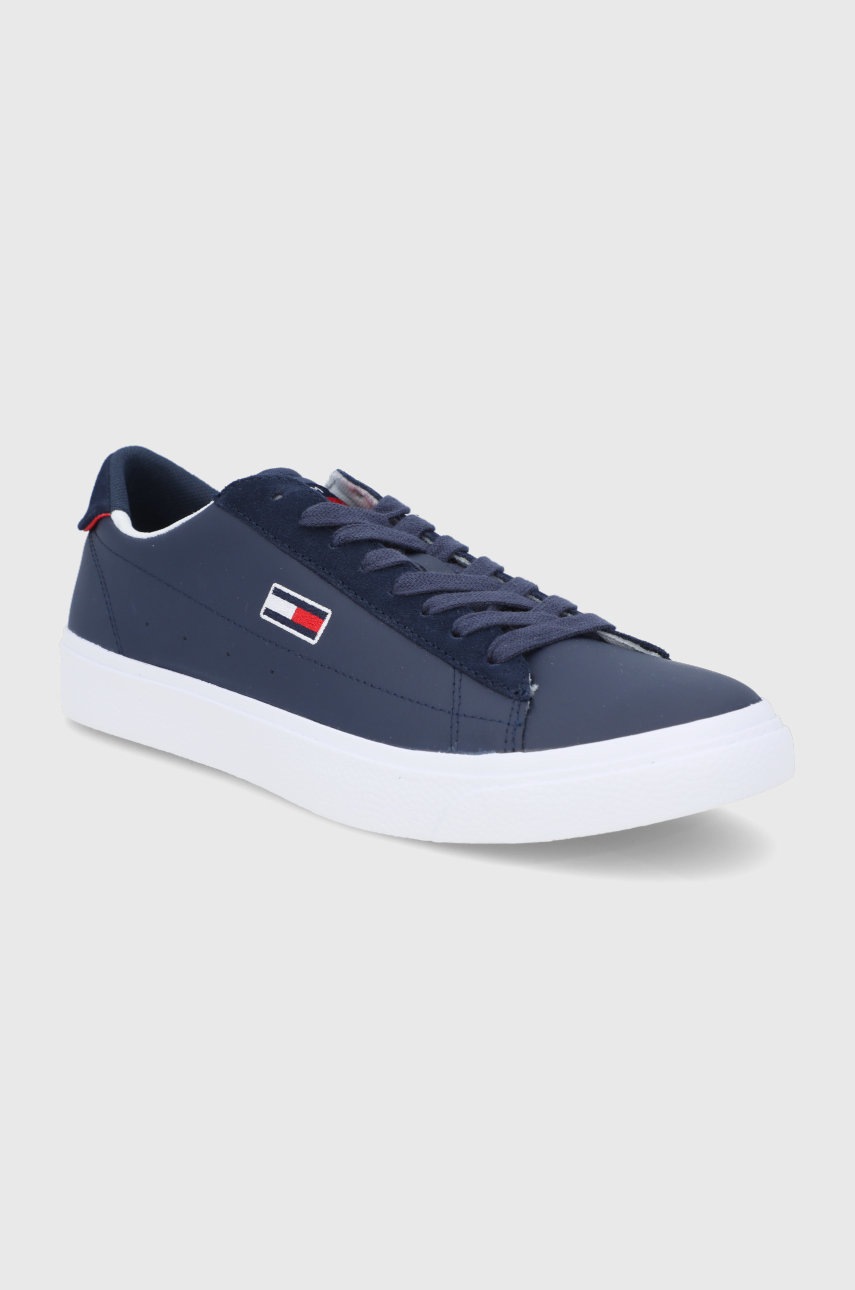 

Кожаные ботинки Tommy Jeans цвет синий