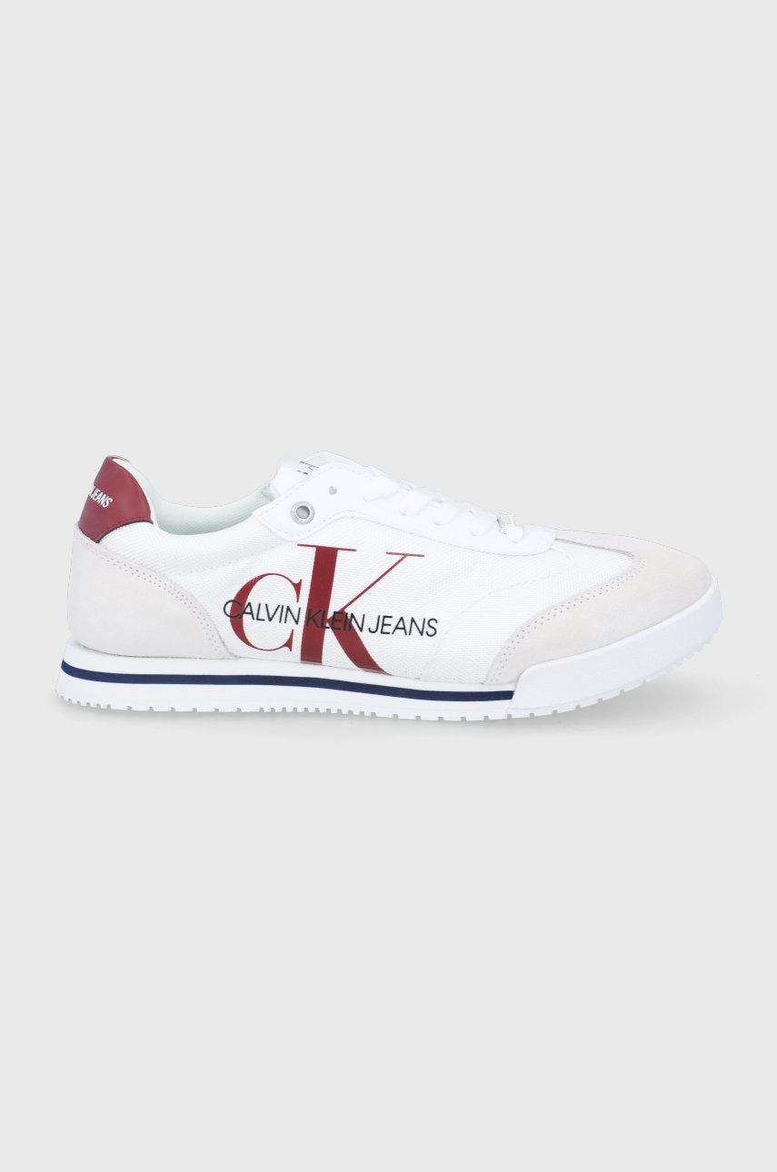 

Обувки Calvin Klein Jeans в бяло, Бял