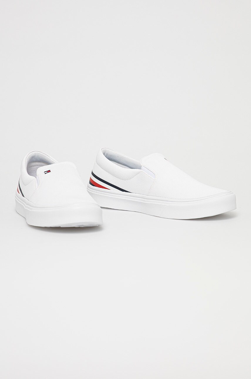 

Кеды Tommy Hilfiger мужское цвет белый